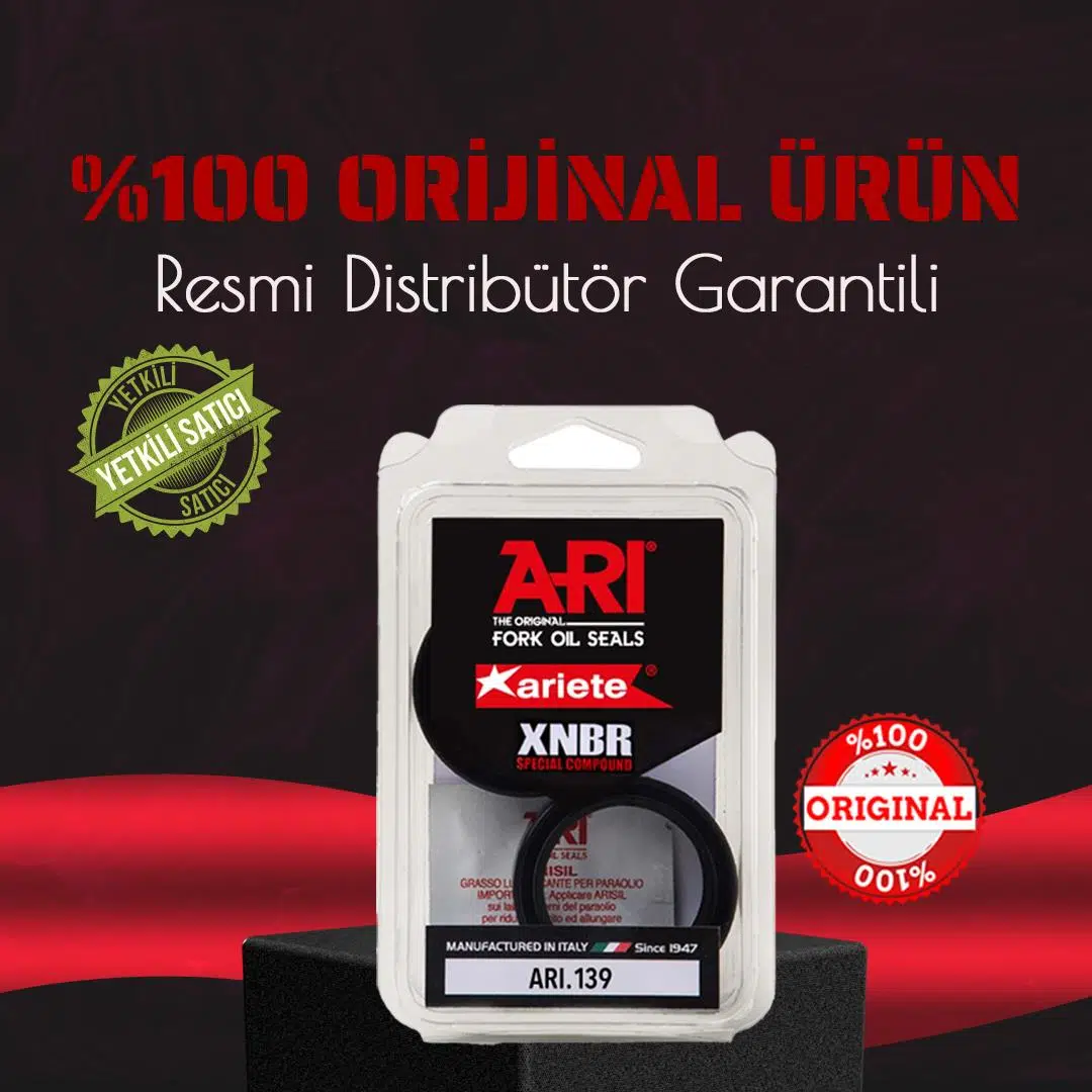 ARİETE HUSQVARNA TC 250 (2014-2018) ÖN AMORTİSÖR YAĞ KEÇESİ ÇİFT YAYLI 48x57,91x9,5/11,5