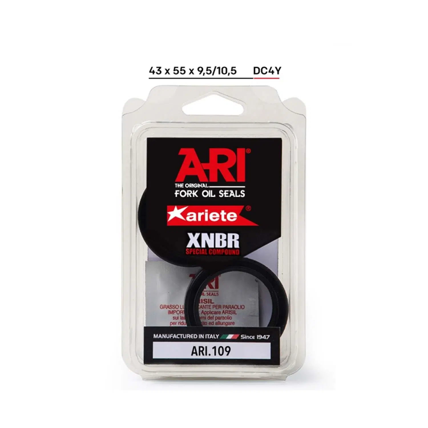 ARIETE SUZUKİ GSR 600 (2006-2009) ÖN AMÖRTİSÖR YAĞ KEÇESİ ÇİFT YAYLI 43X55X9,5/10,5