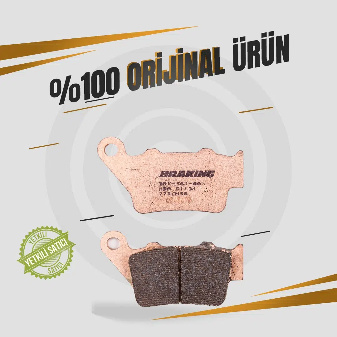 BRAKİNG BAJAJ PULSAR NS 200 (2014-2023) SİNTERLİ ARKA FREN BALATASI