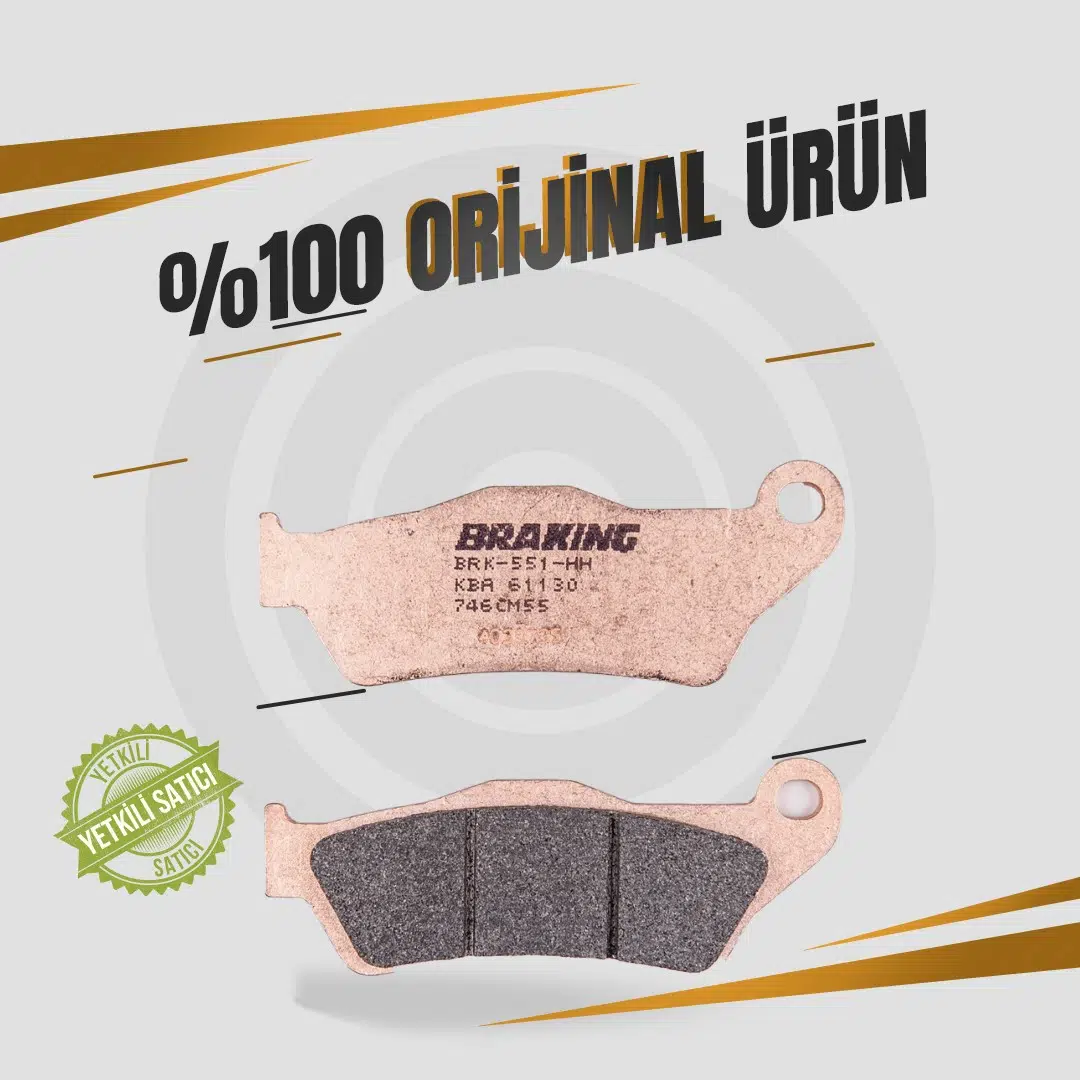 BRAKİNG BAJAJ PULSAR RS 200 (2015-2023) SİNTERLİ ÖN FREN BALATASI