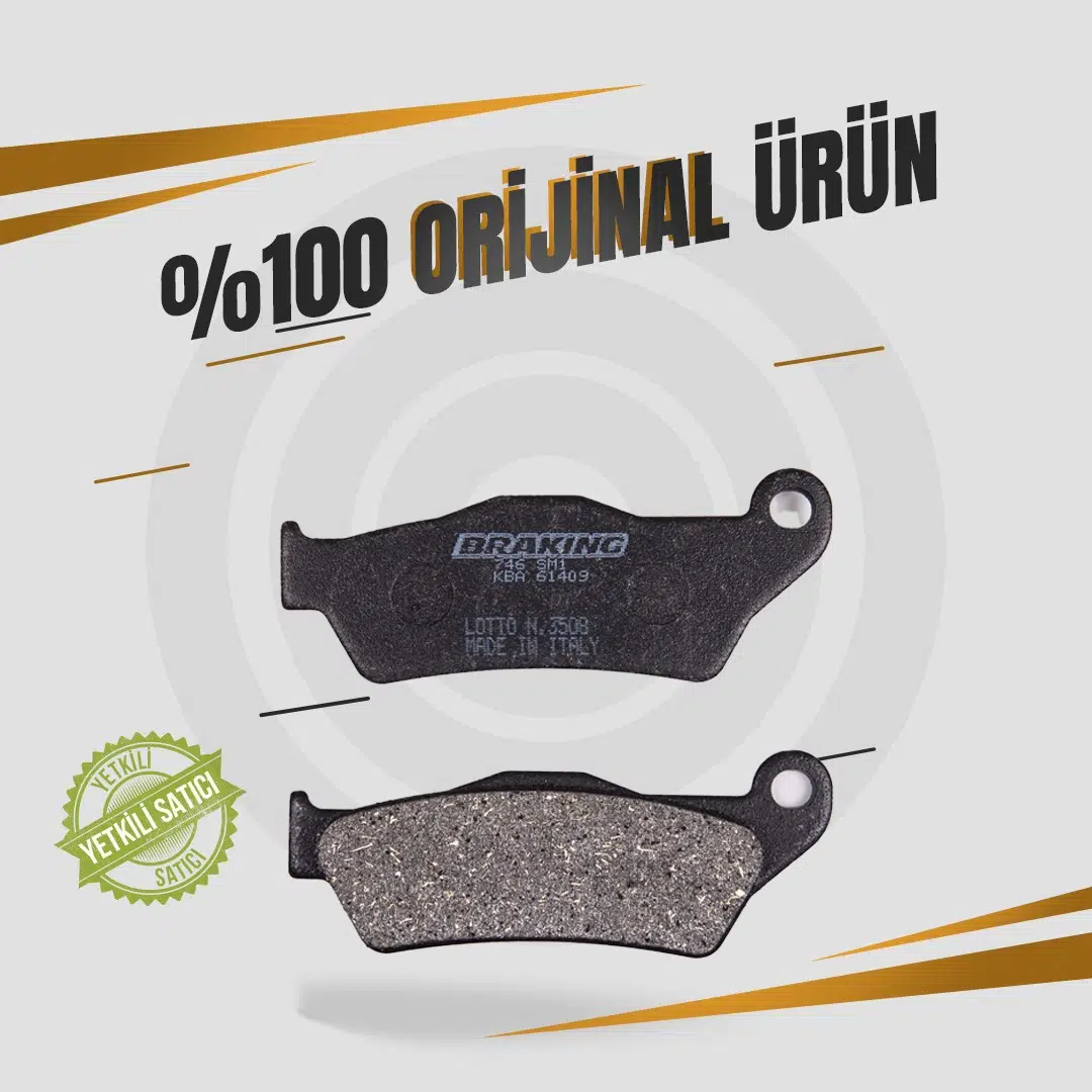 BRAKİNG BAJAJ PULSAR RS 200 (2015-2023) YARI METALİK ÖN FREN BALATASI