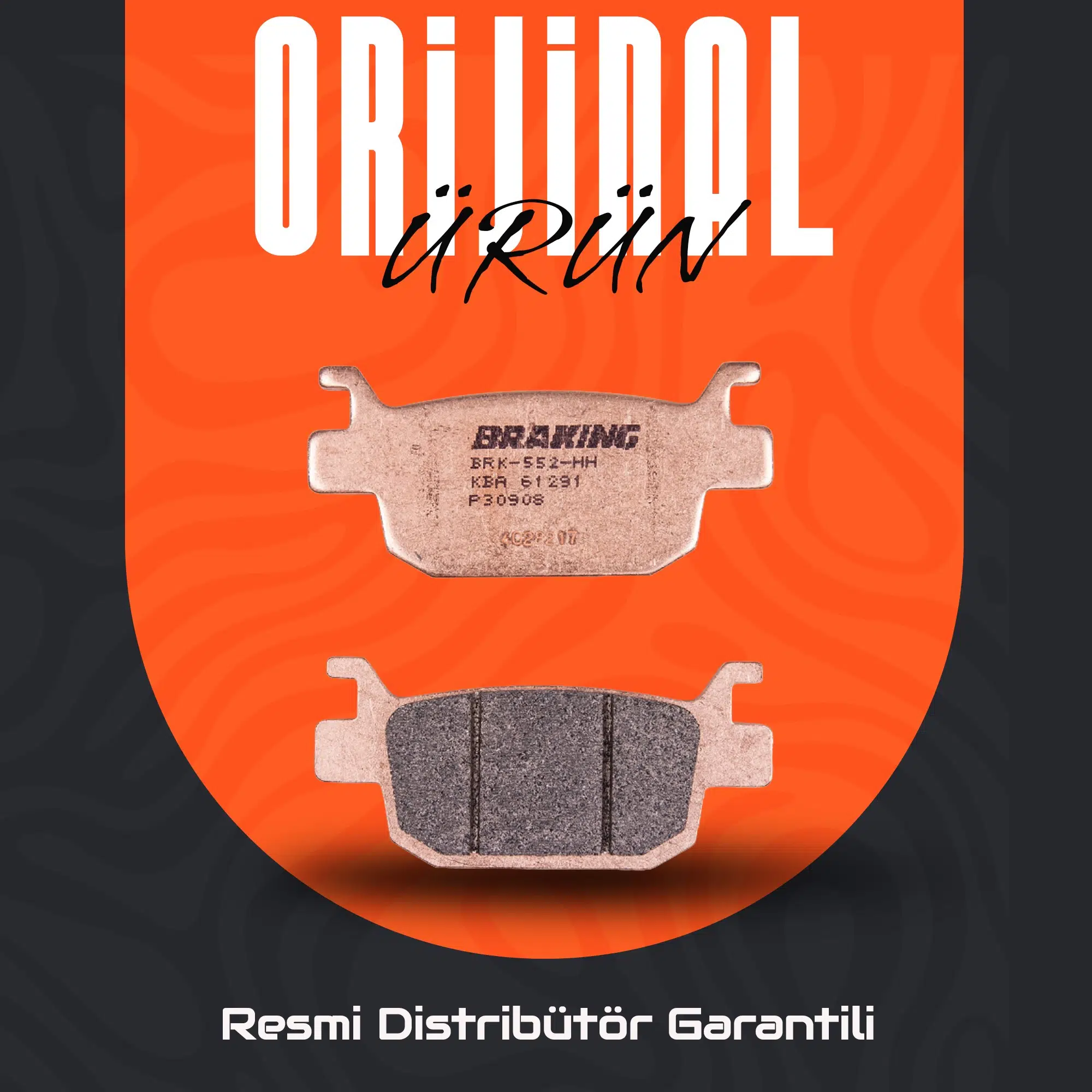 Braking Benelli Trk 502 (2019-2020) Sinterli Arka Fren Balatası