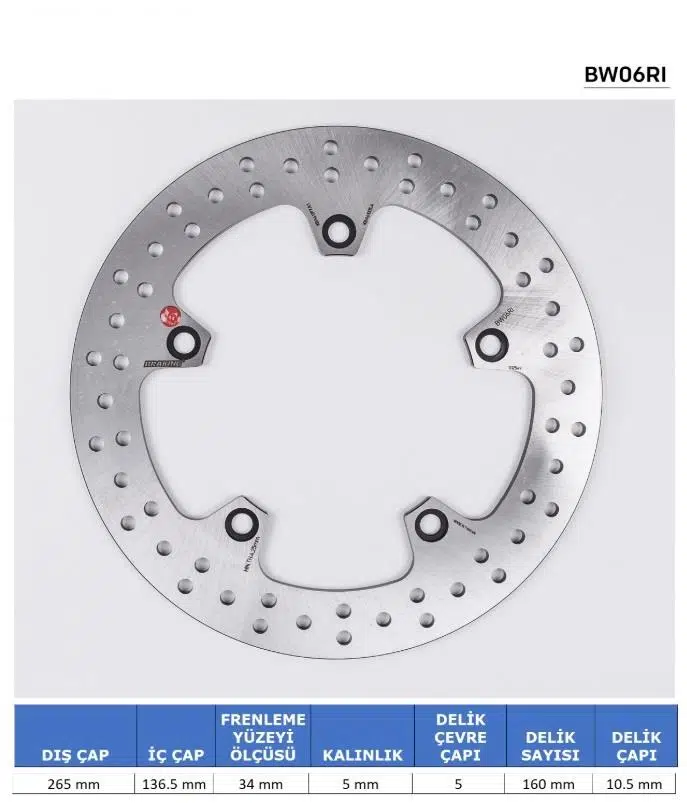 BRAKİNG BMW F 900 R (2020-2024) ARKA FREN DİSKİ