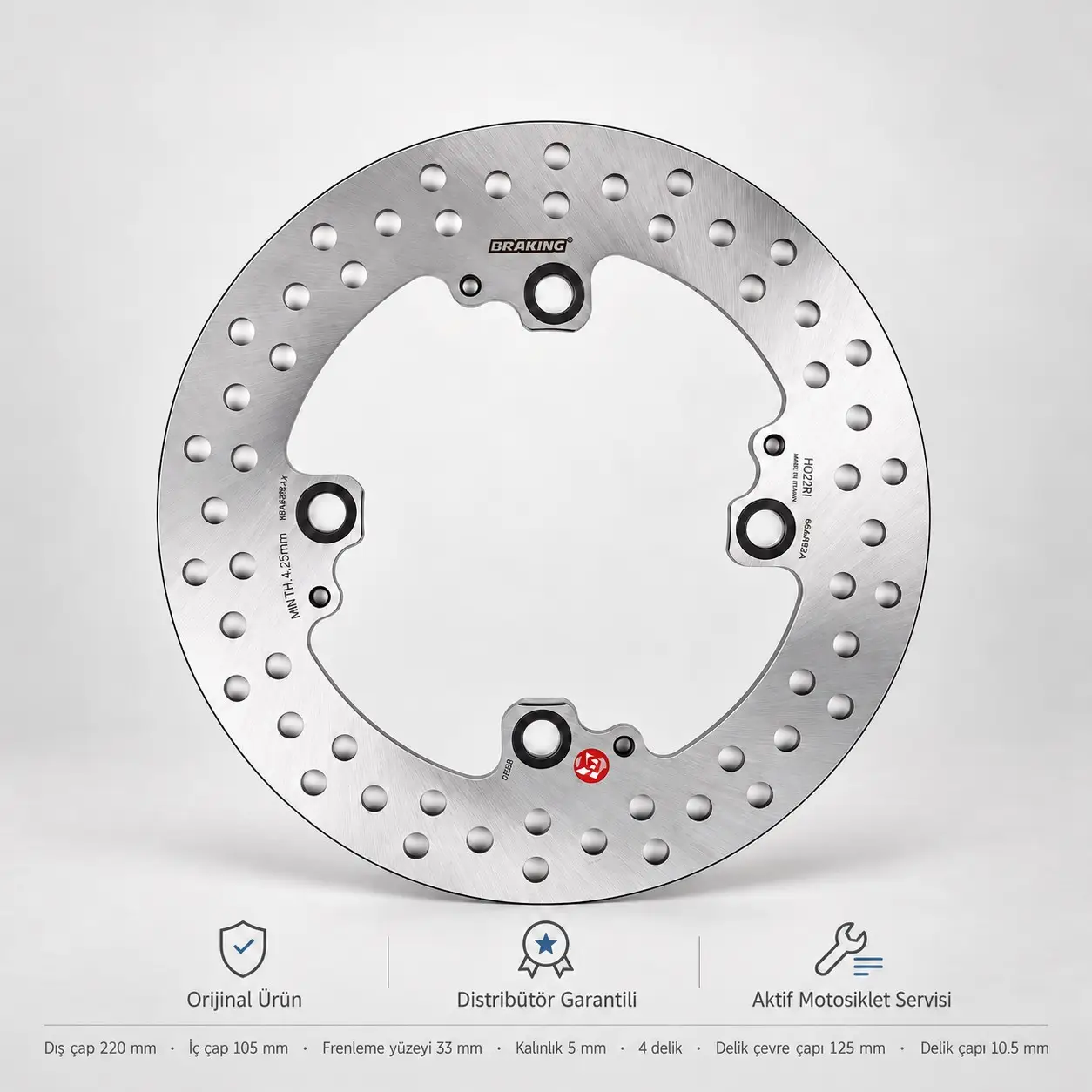 Braking Honda Cb 250r (2018-2025) Arka Fren Diski