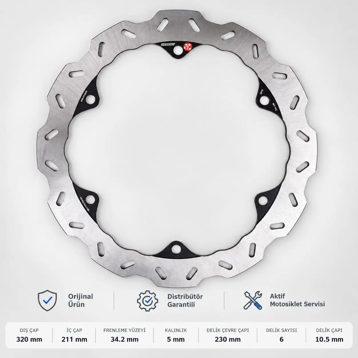 Braking Honda Cb 500f (2013-2019) Performans Ön Fren Diski