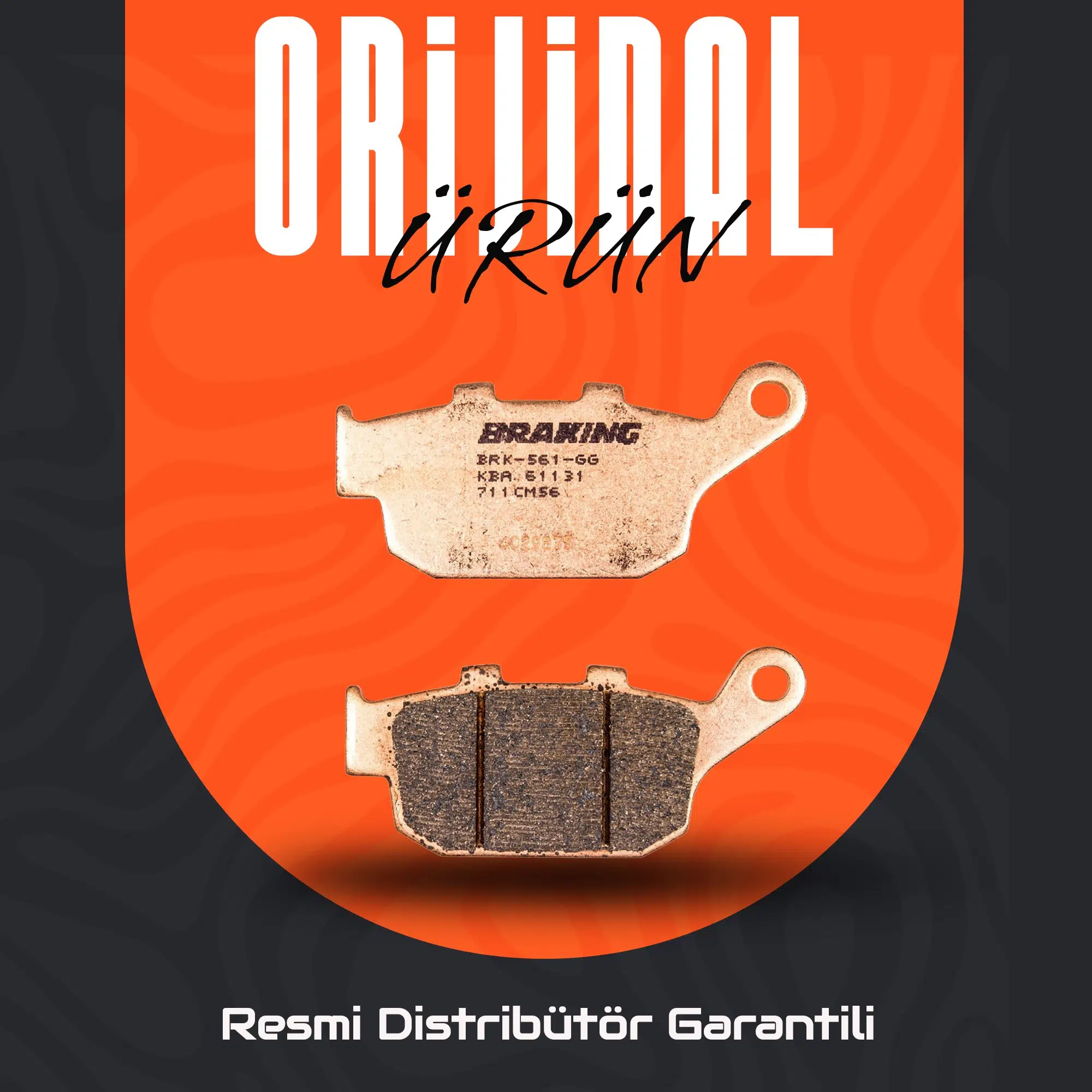 Braking Honda Cb500f (2013-2019) Sinterli Arka Fren Balatası