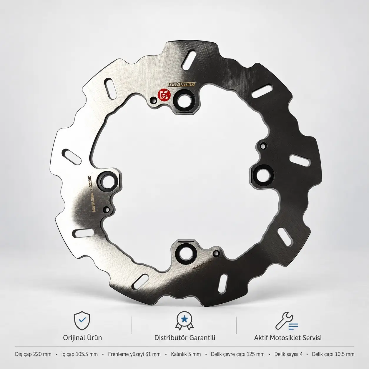 Braking Honda Cbr 600f (1997-2007) Performans Arka Fren Diski