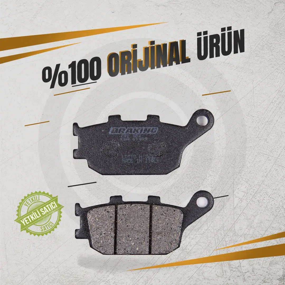 BRAKİNG HONDA CRF1100L L1 (2020-2024) YARI METALİK ARKA FREN BALATASI