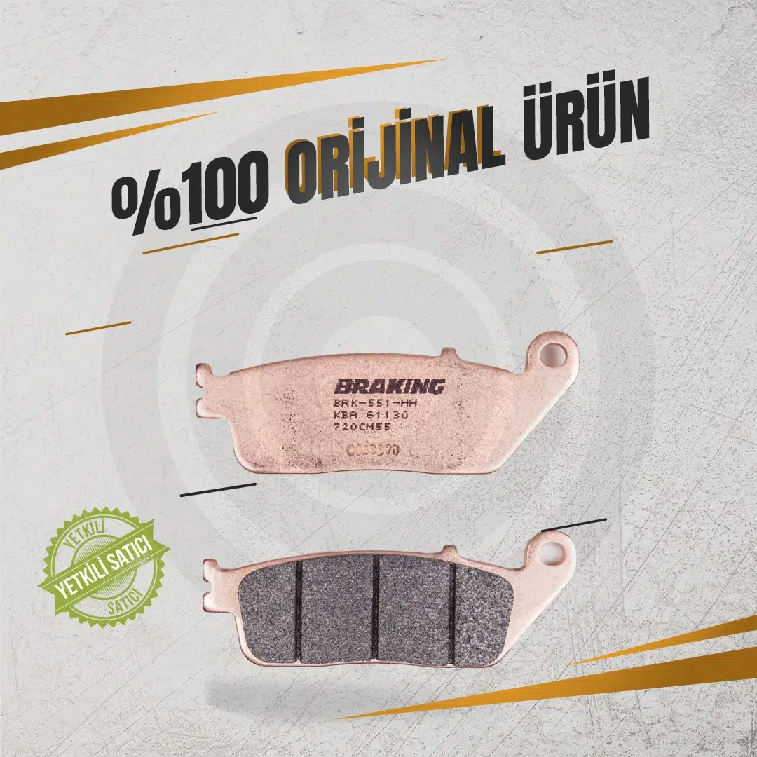 BRAKİNG HONDA FORZA 250 (2018-2021) SİNTERLİ ÖN FREN BALATASI