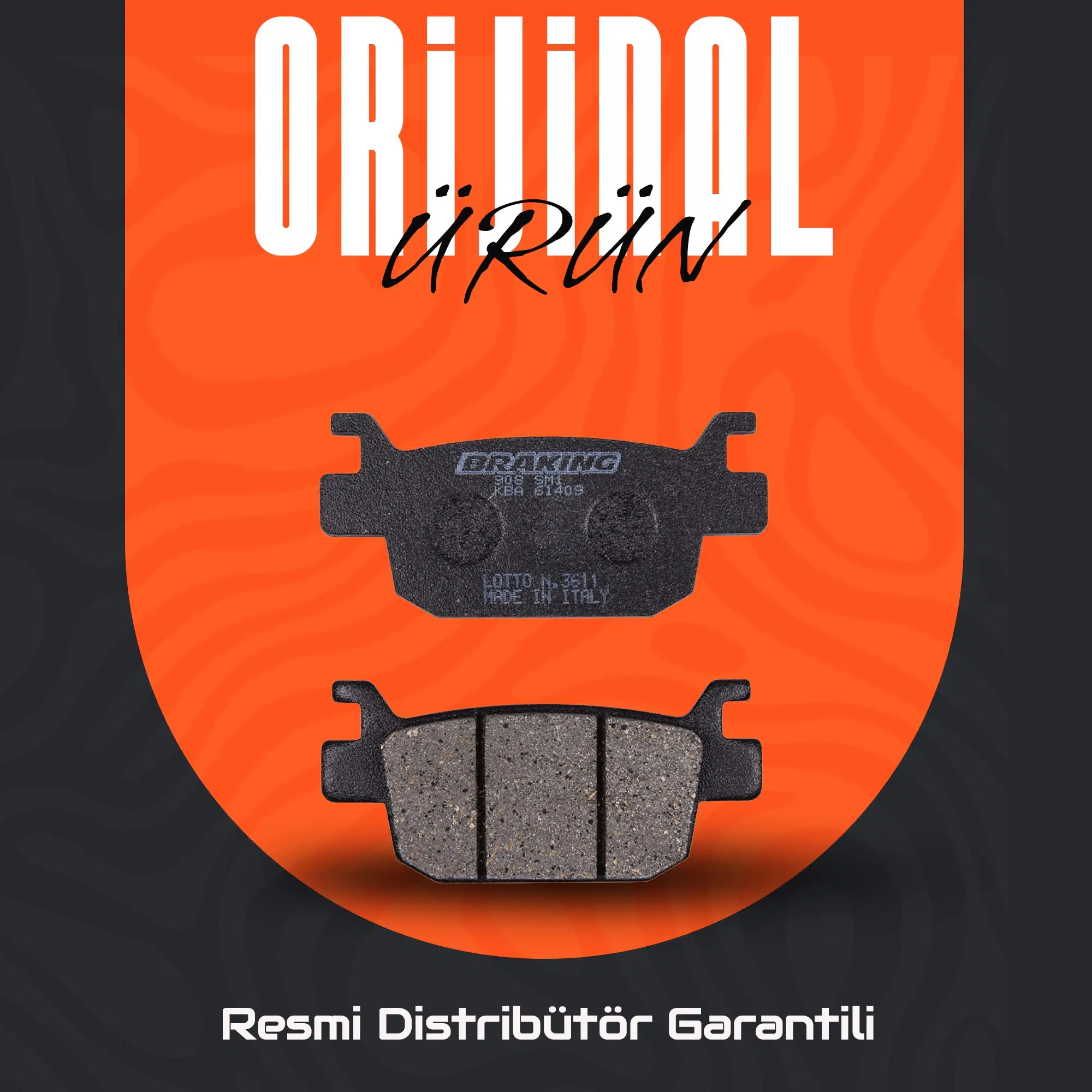 Braking Honda Forza 300 (2013-2017) Yarı Metalik Arka Fren Balatası