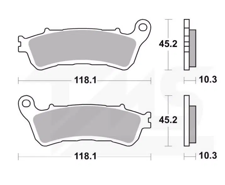 BRAKİNG HONDA GL1800 GOLDWİNG (2018-2024) SİNTERLİ ÖN FREN BALATASI