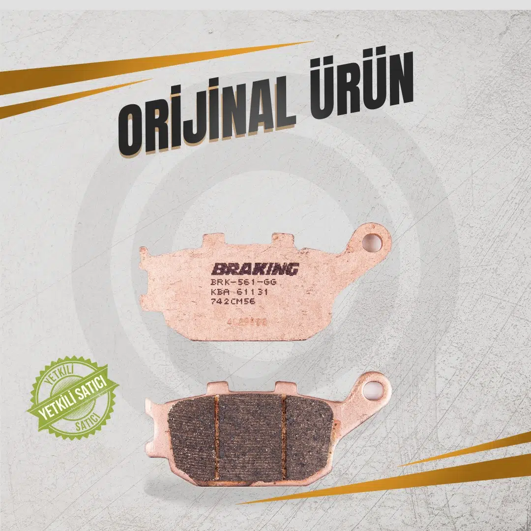 BRAKİNG HONDA XL750 TRANSALP (2022-2024) SİNTERLİ ARKA FREN BALATASI