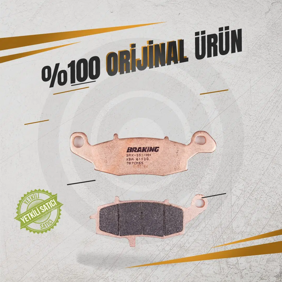 BRAKİNG KAWASAKİ 650 VERSYC (2007-2014) SİNTERLİ SAĞ ÖN FREN BALATASI