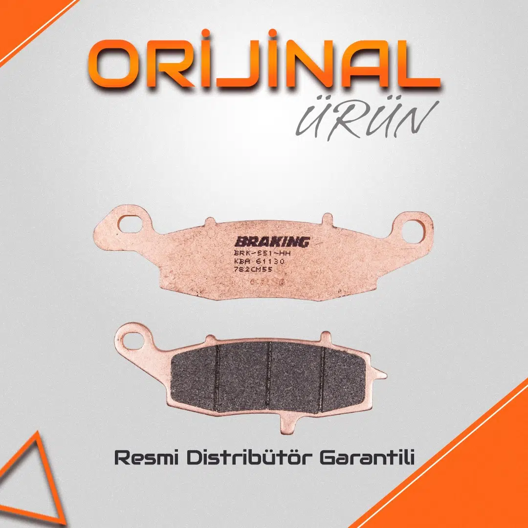 Braking Kawasaki 650 Versyc (2007-2014) Sinterli Sol Ön Fren Balatası