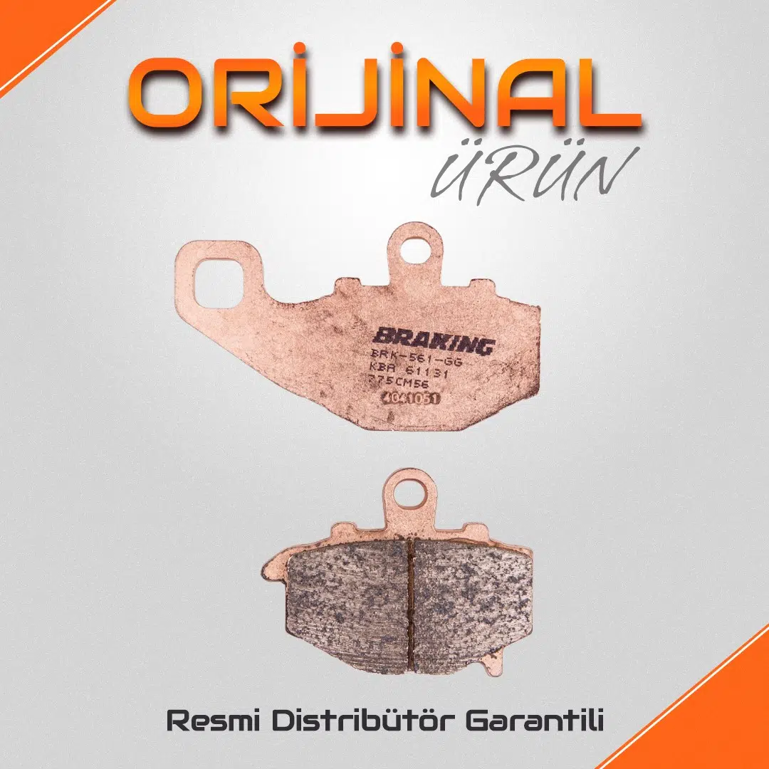 Braking Kawasaki Er-6n 650 Abs (2006-2016) Sinterli Arka Fren Balata