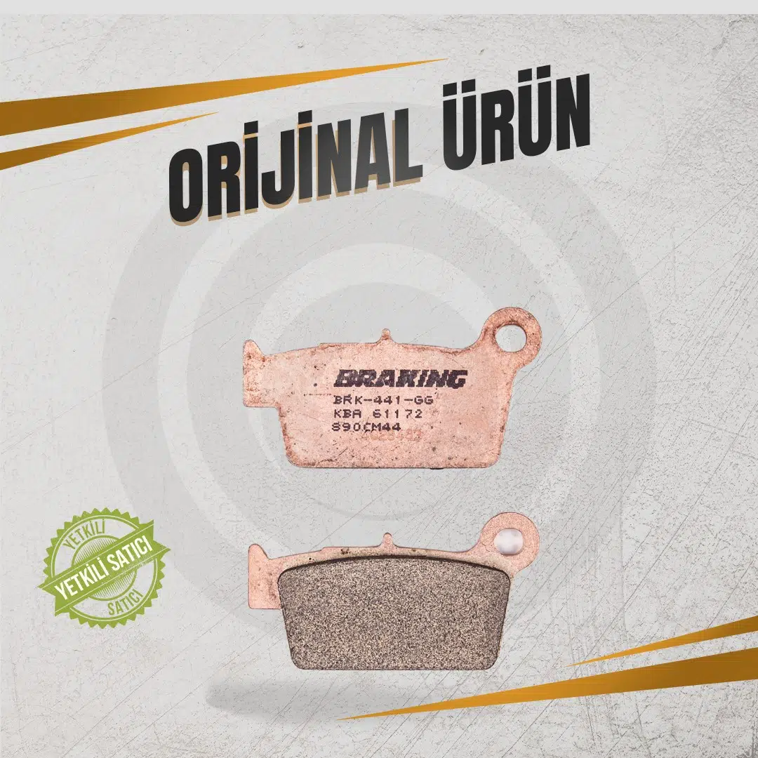 BRAKİNG KAWASAKİ KX250X (2021-2024) SİNTERLİ ARKA FREN BALATASI