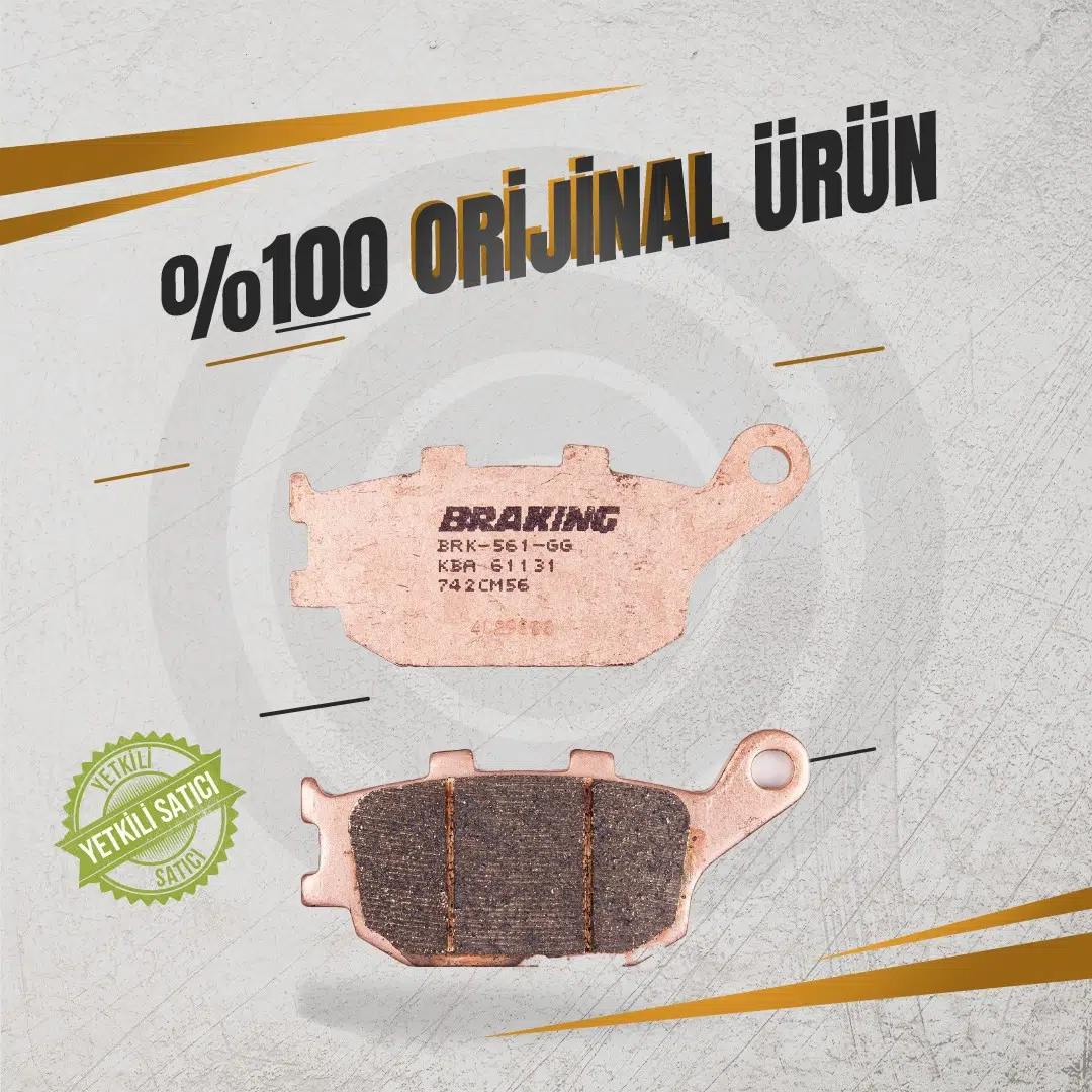 BRAKİNG KAWASAKİ Z 1000 (2007-2009) SİNTERLİ ARKA FREN BALATASI