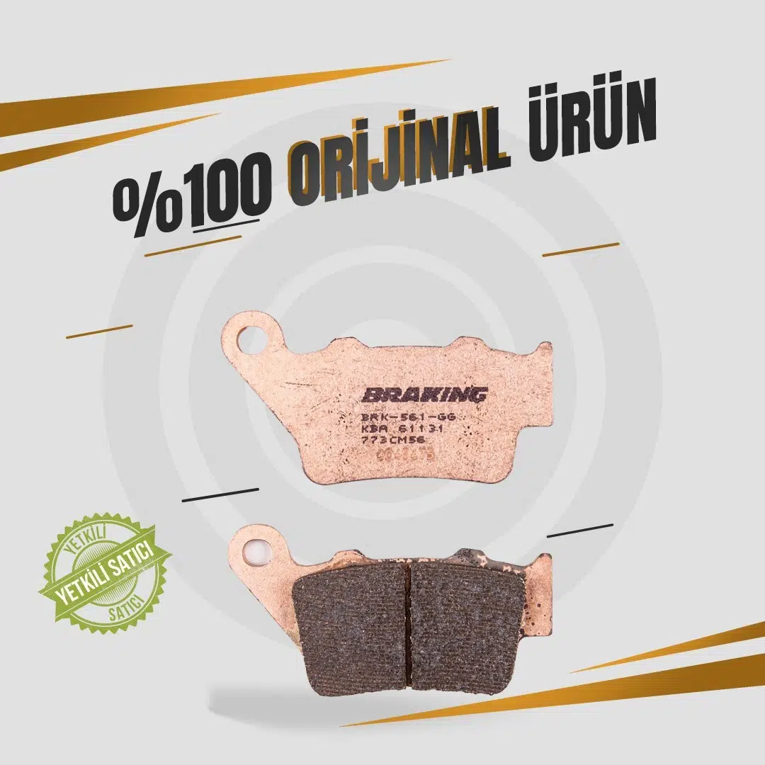 BRAKİNG KTM ADVENTURE 250 (2021-2024) SİNTERLİ ARKA FREN BALATASI