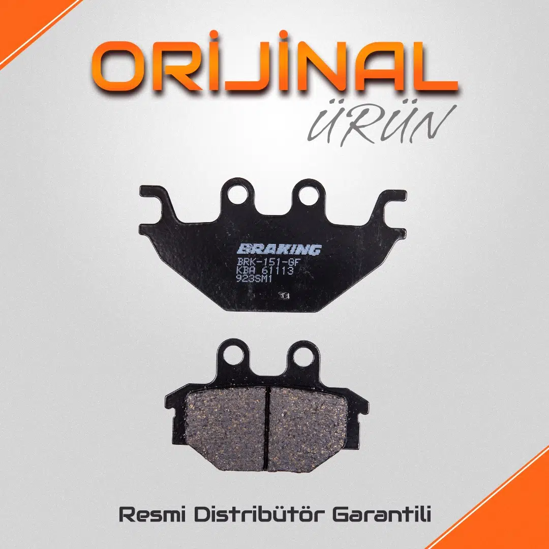 Braking Kymco Kxr 250 (2004-2007) Yarı Metalik Arka Fren Balata