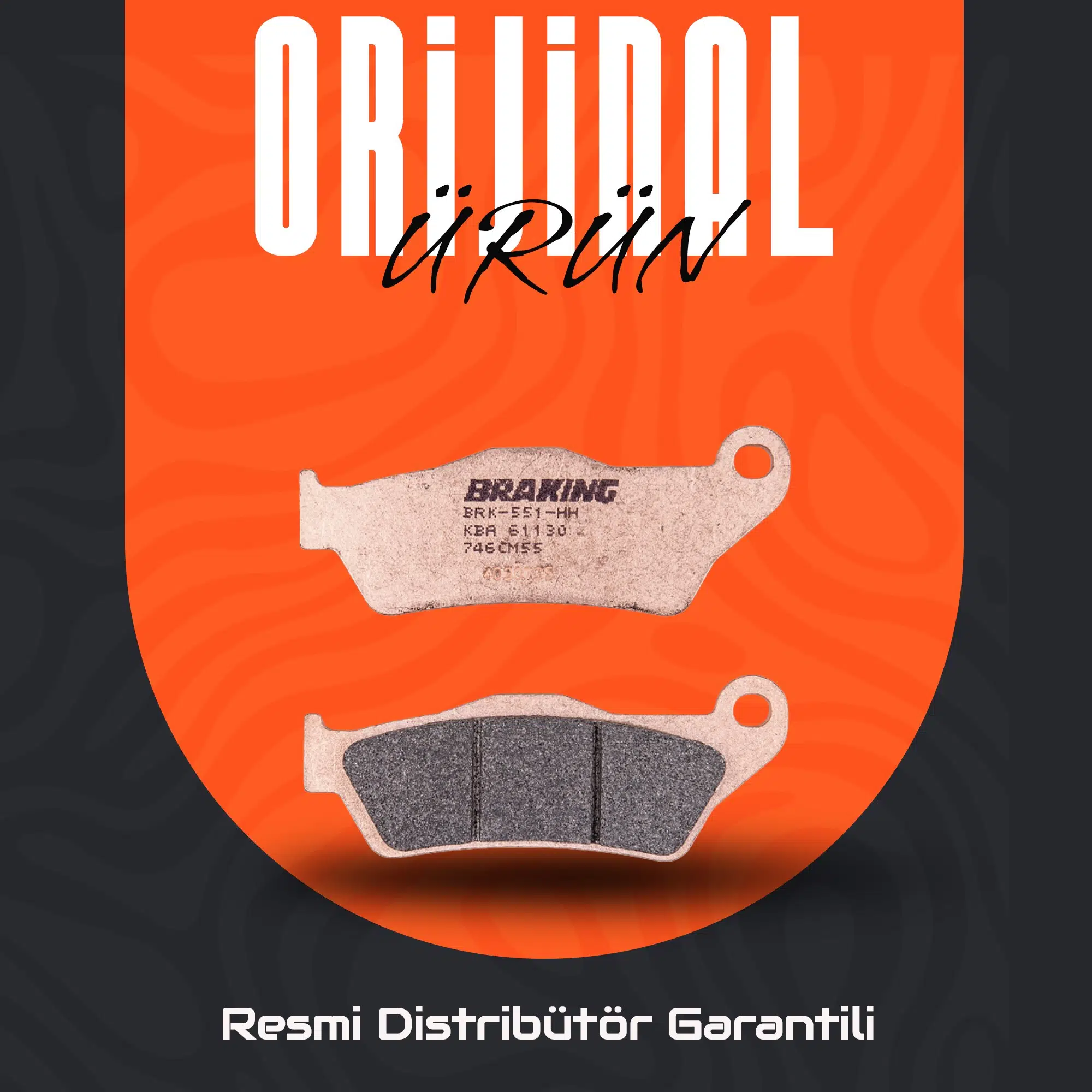 Braking Moto Guzzi Bellagio 940 (2007-2013) Sinterli Arka Fren Balatası