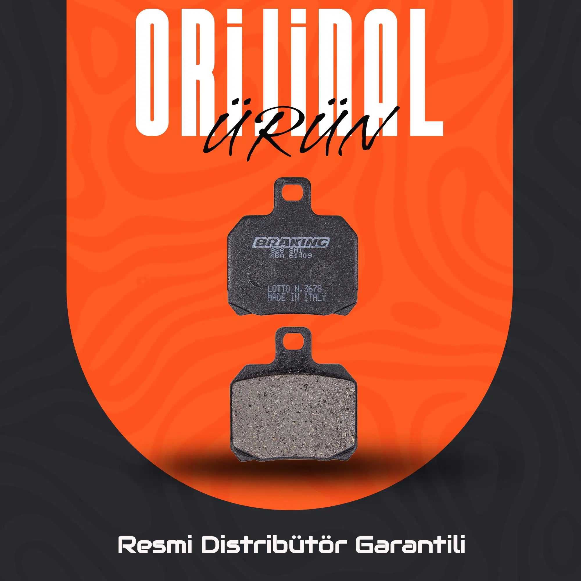 Braking Mv Agusta Turismo Veloce 800 (2015-2018) Yarı Metalik Arka Fren Balatası