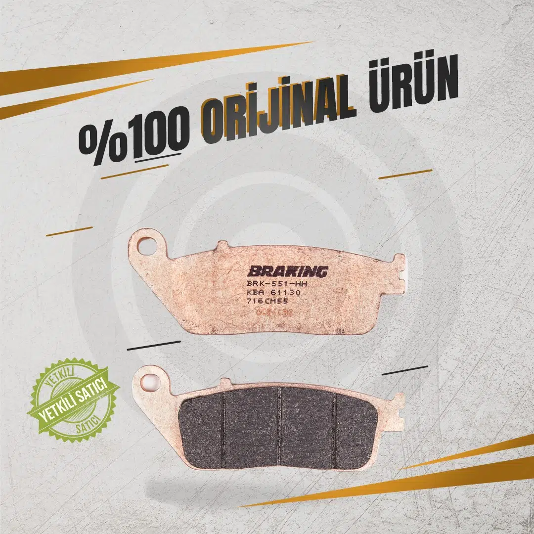 BRAKİNG PEUGEOT GEOPOLİS 500 (2008-2012) SİNTERLİ ÖN FREN BALATASI