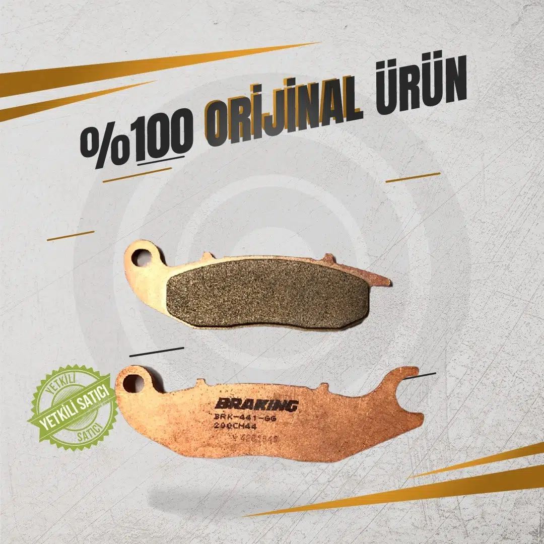 BRAKİNG PİAGGİO LİBERTY 125 (2016-2018) YARI METALİK ÖN FREN BALATASI