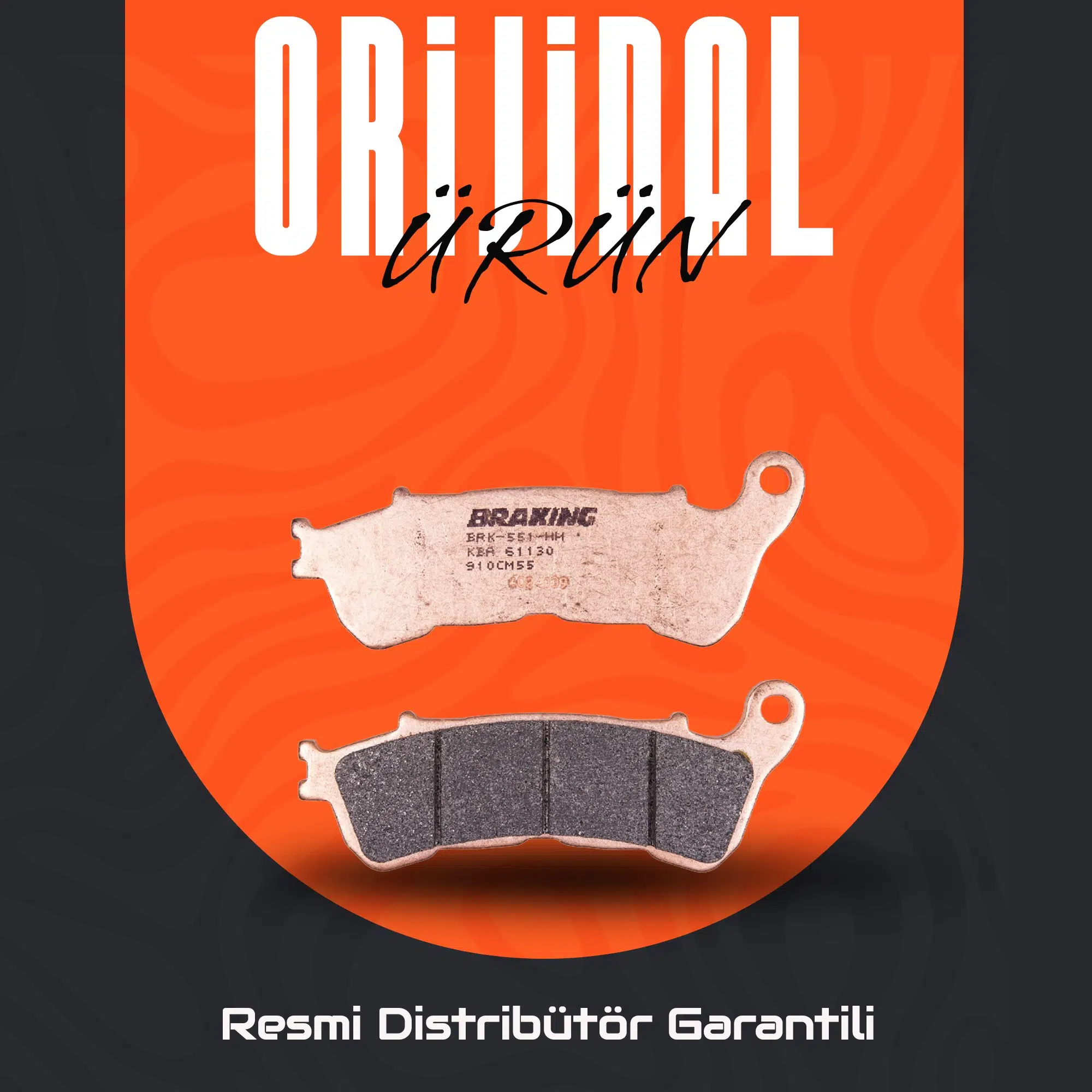 Braking Suzuki Burgman 200 (2007-2013) Sinterli Ön Fren Balatası