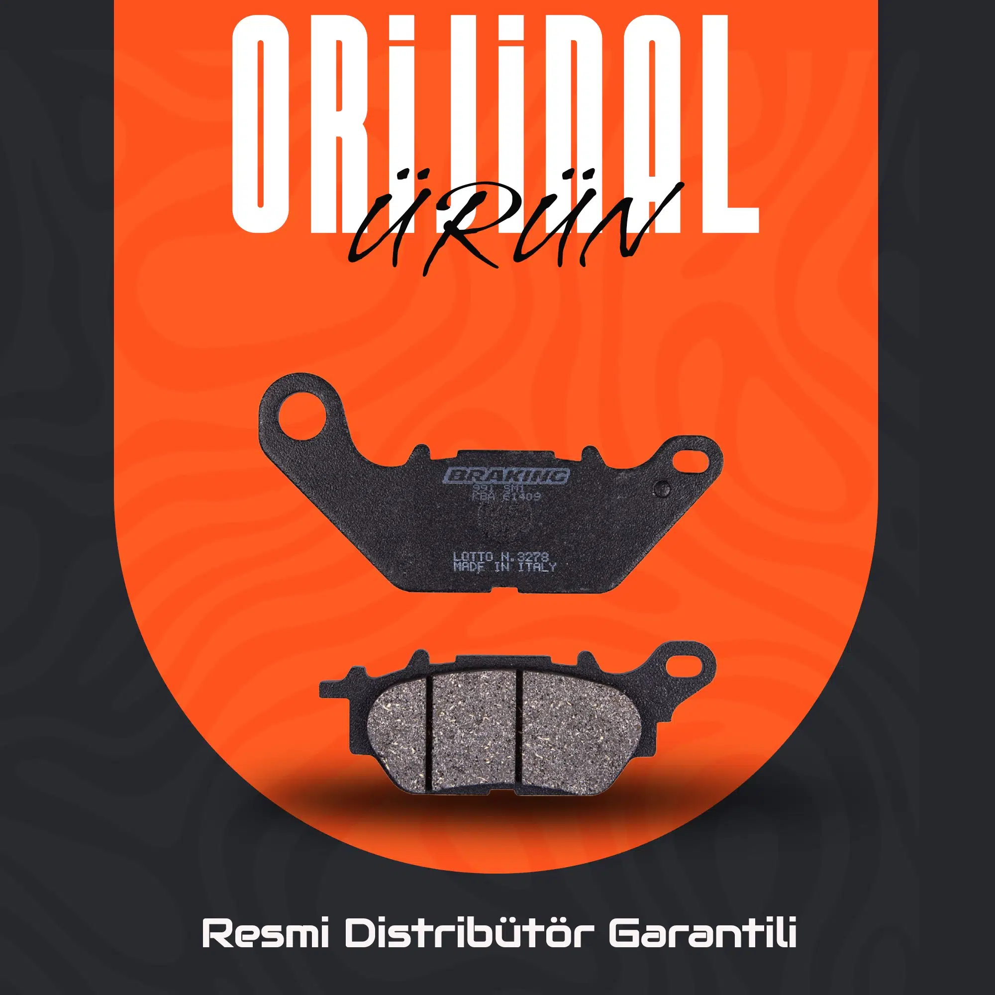 Braking Yamaha Delight 115 (2014-2016) Karbon Seramik Ön Fren Balatası