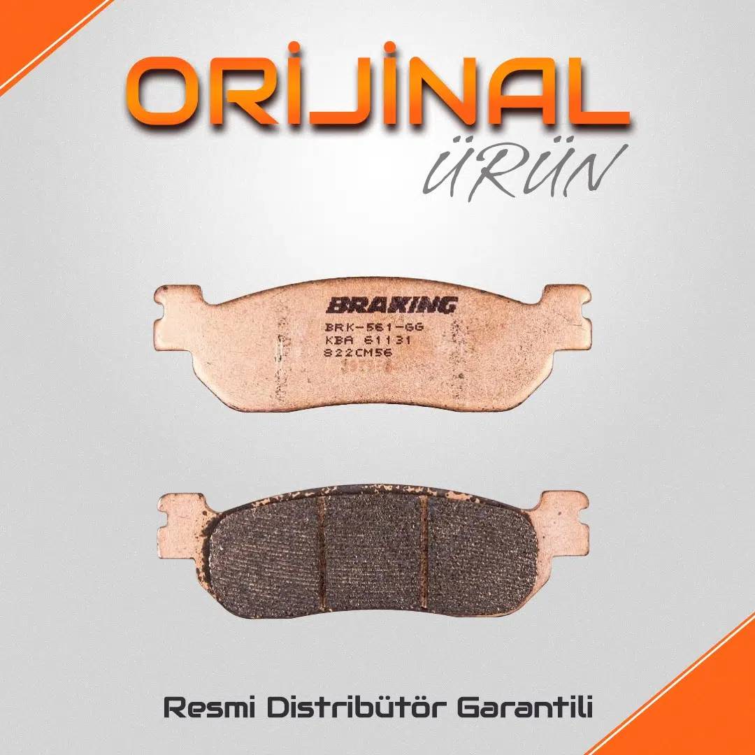 Braking Yamaha X-Max 250 (2005-2017) Sinterli Arka Fren Balatası