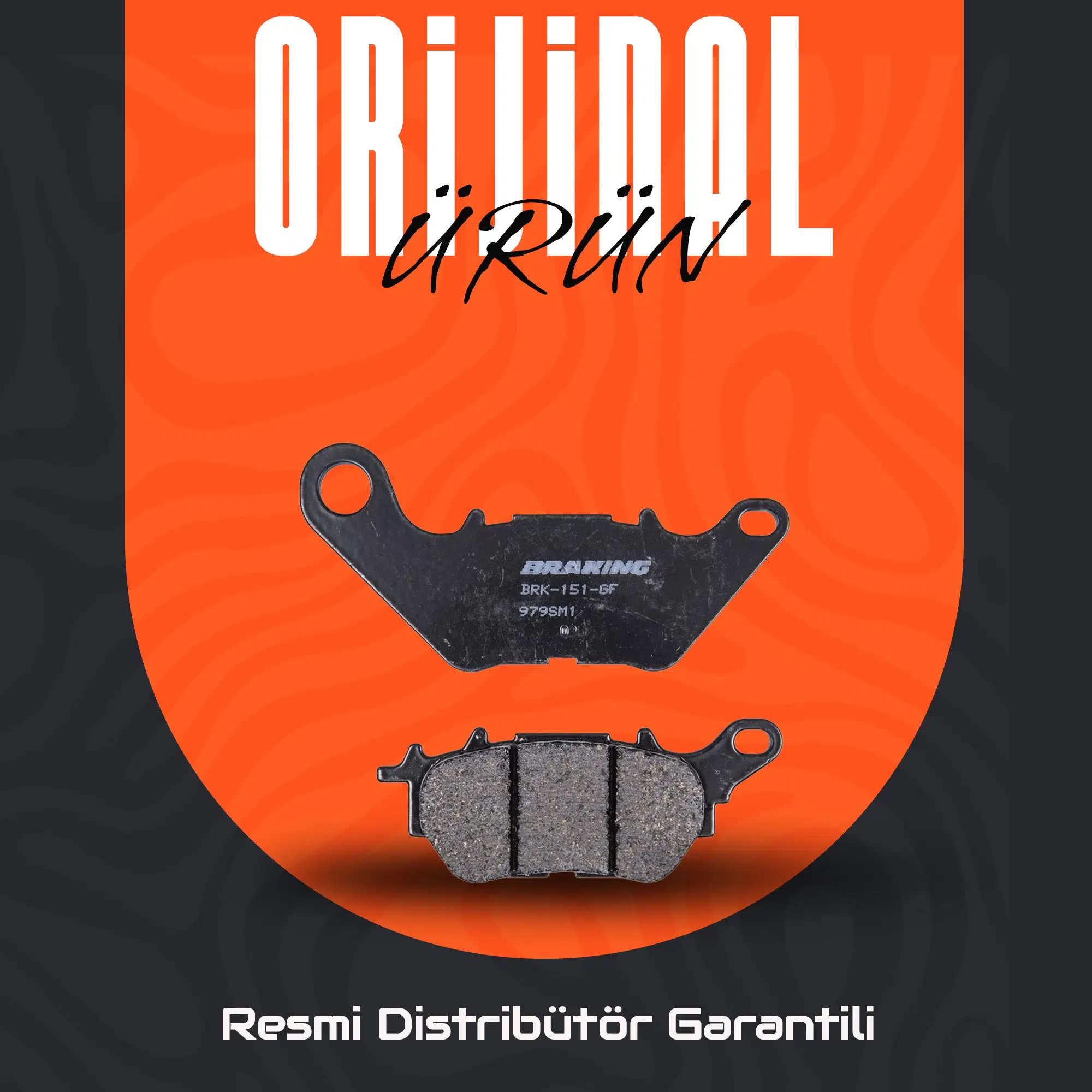 Braking Yamaha Xmax250 (2018-2024) Yarı Metalik Arka Fren Balatası