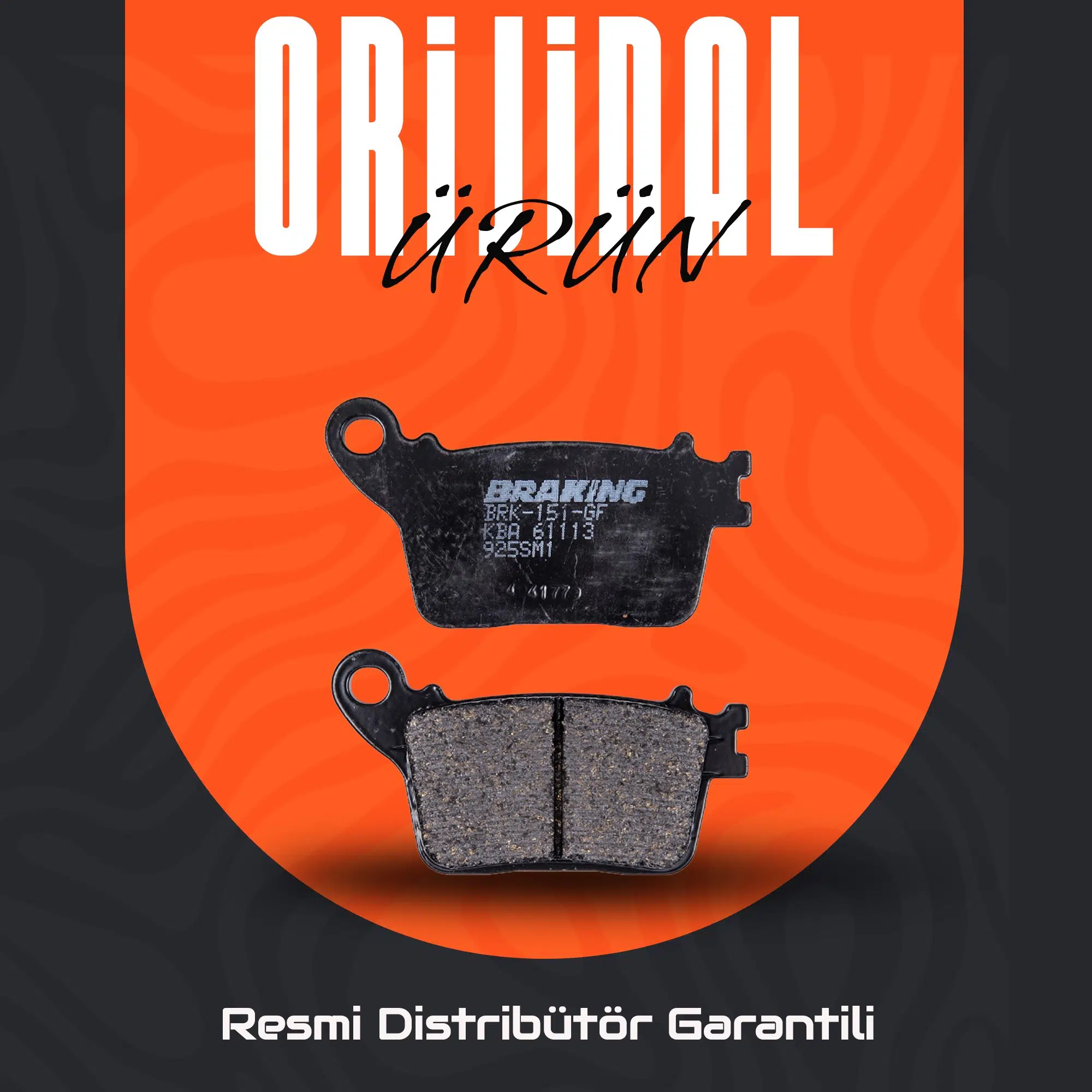 Braking Yamaha Yzf R6 (2017-2020) Yarı Metalik Arka Fren Balatası