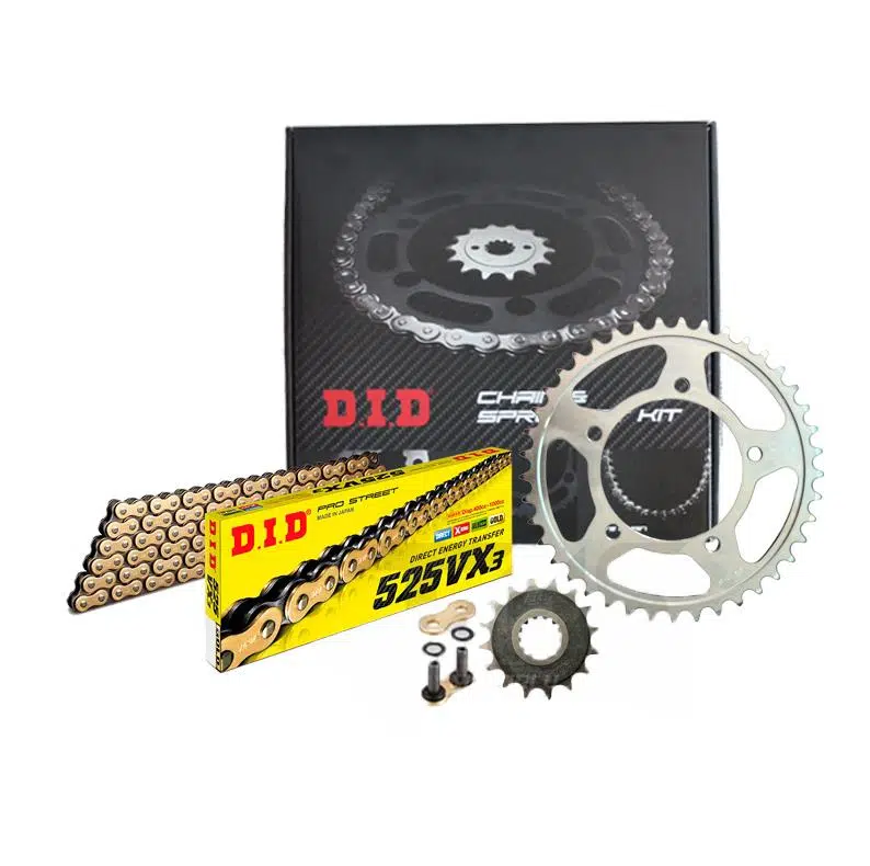 DID DUCATİ MONSTER 796 ZİNCİR DİŞLİ SETİ (2012-2015) VX3 X-RİNGLİ (GOLD RENK)