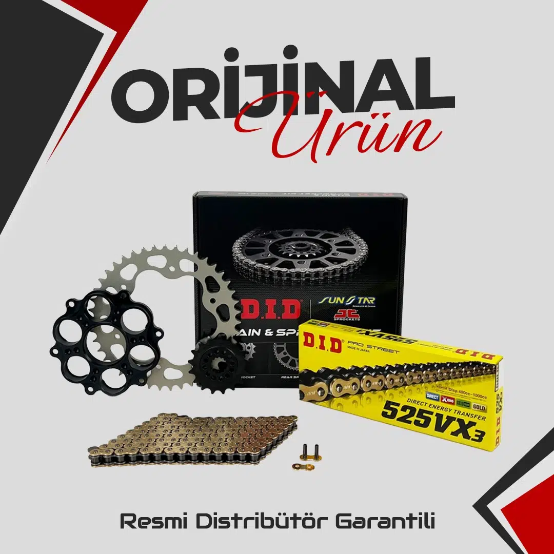 Dıd Ducati Monster 796 Zincir Dişli Seti (2012-2015) X-Ringli Zincir (Gold Renk)