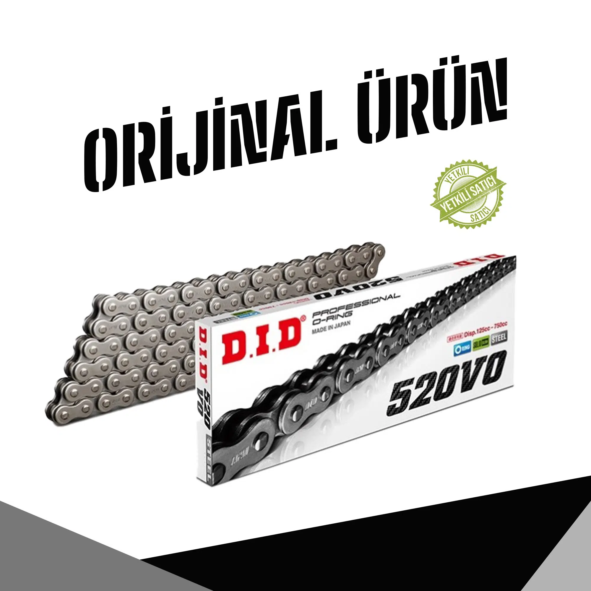 DID KAWASAKİ Z 300 (2015-2018) 520-106L O-RİNG ZİNCİR