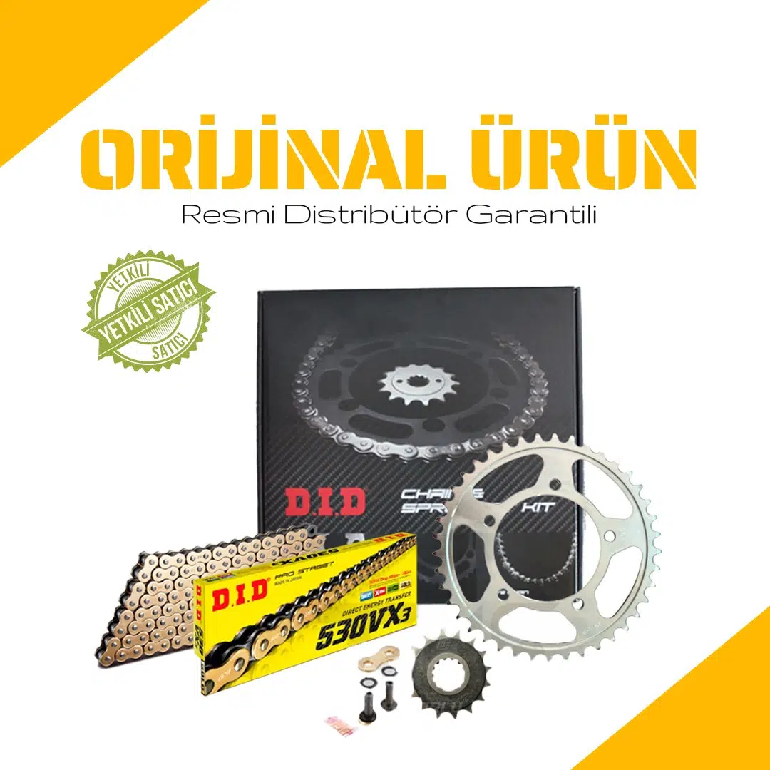 Dıd Suzuki B-King 1300 Zincir Dişli Seti (2008-2011) X-Ringli Zincir (Gold Renk)