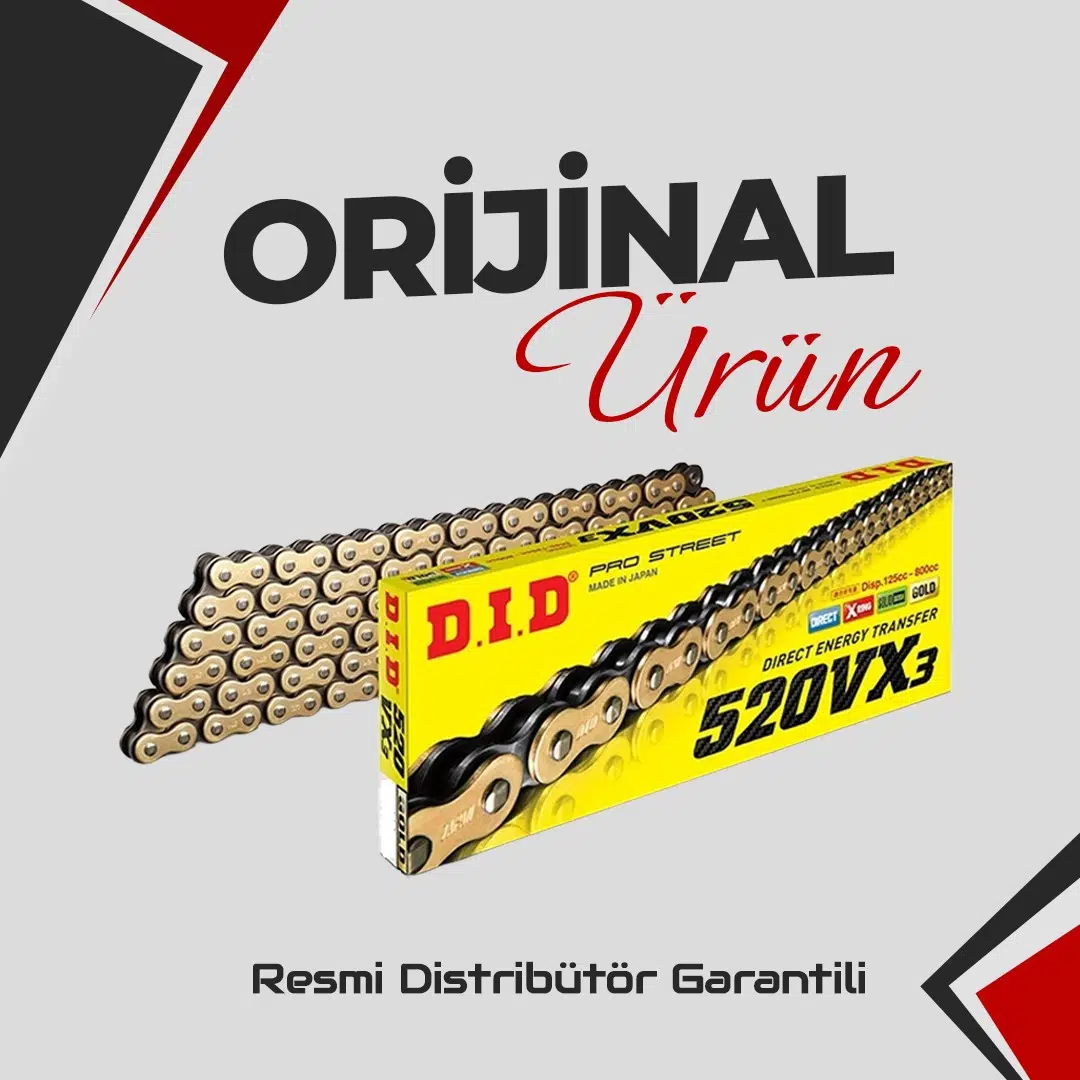 Dıd Yamaha Xj6 (2009-2015) 520-118 X-Ringli Zincir (Gold Renk)