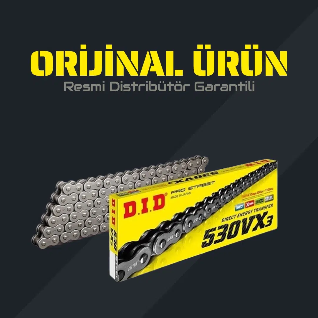 Dıd Yamaha Yzf R1 (1998-2020) 530-114 X-Ringli Zincir (Çelik Renk)