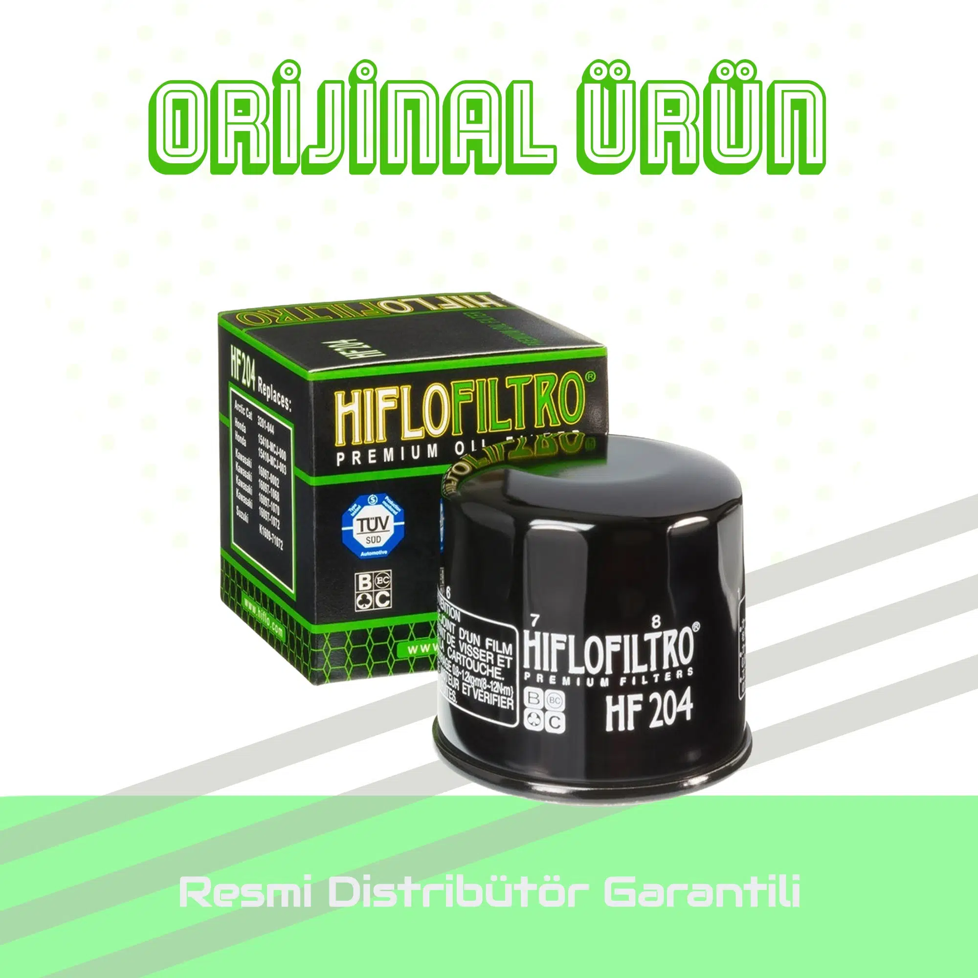 Hiflo Hf204 Kawasaki Vn800 (2003-2006) Yağ Filtresi.