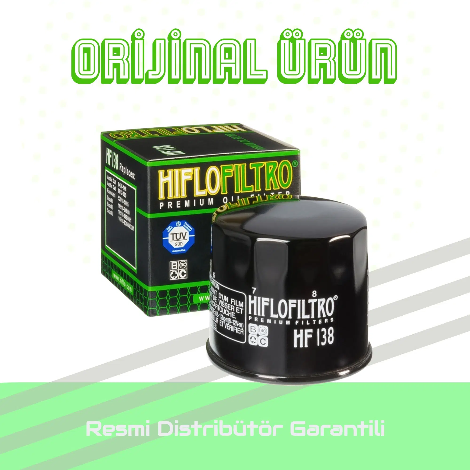 Hiflo Suzuki Gladıus 650 (2009-2016) Yağ Filtresi