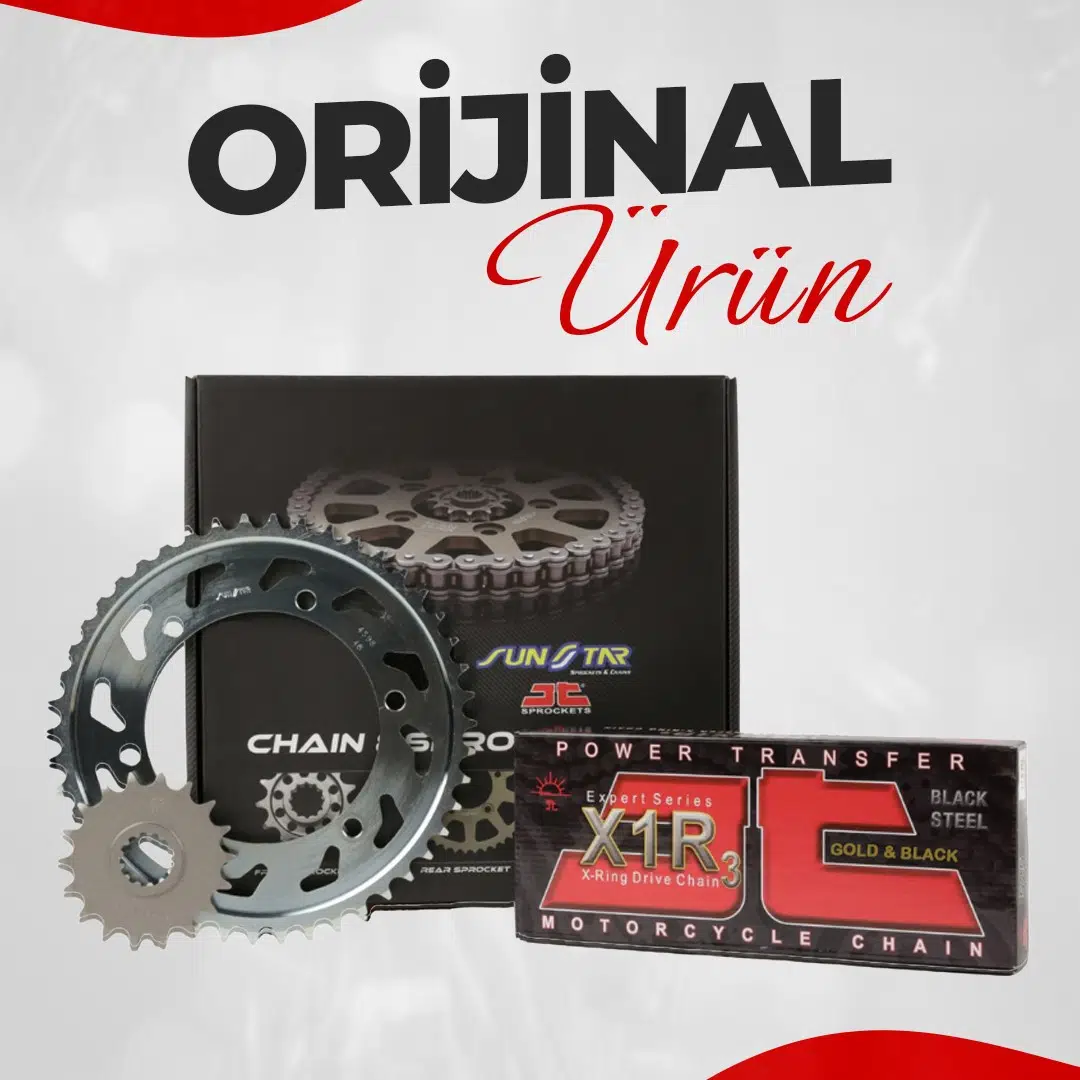 Jt Bajaj Pulsar N 250 Zincir Dişli Seti (2022-2025) X-Ringli Zincir (Gold Renk)