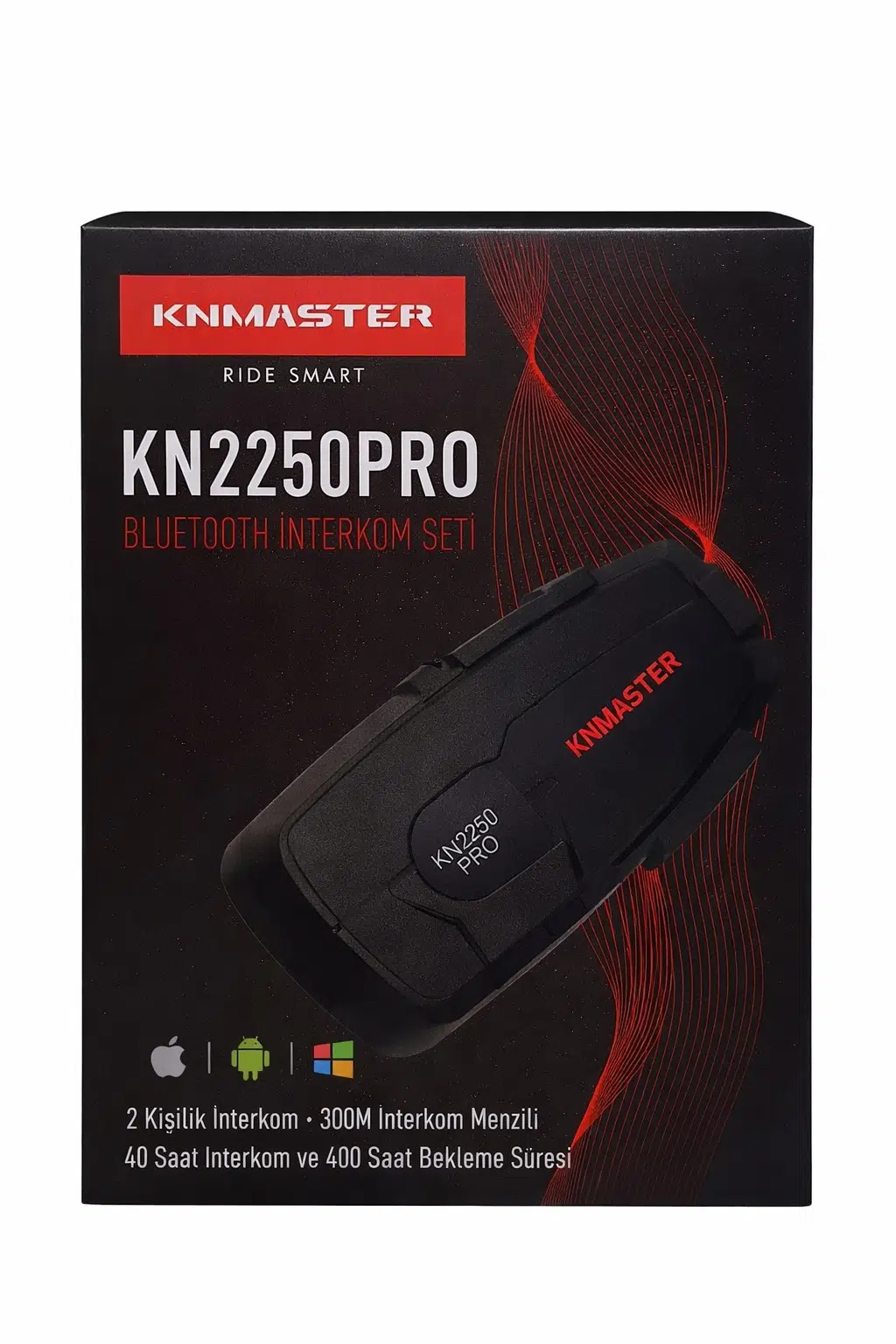 KNMASTER KN2250PRO - BLUETOOTH İNTERKOM SETİ