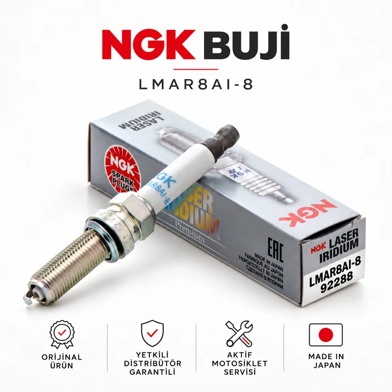Ngk Bmw K1600 Gt Lazer İridyum Buji (2011-2023) Lmar8aı-8