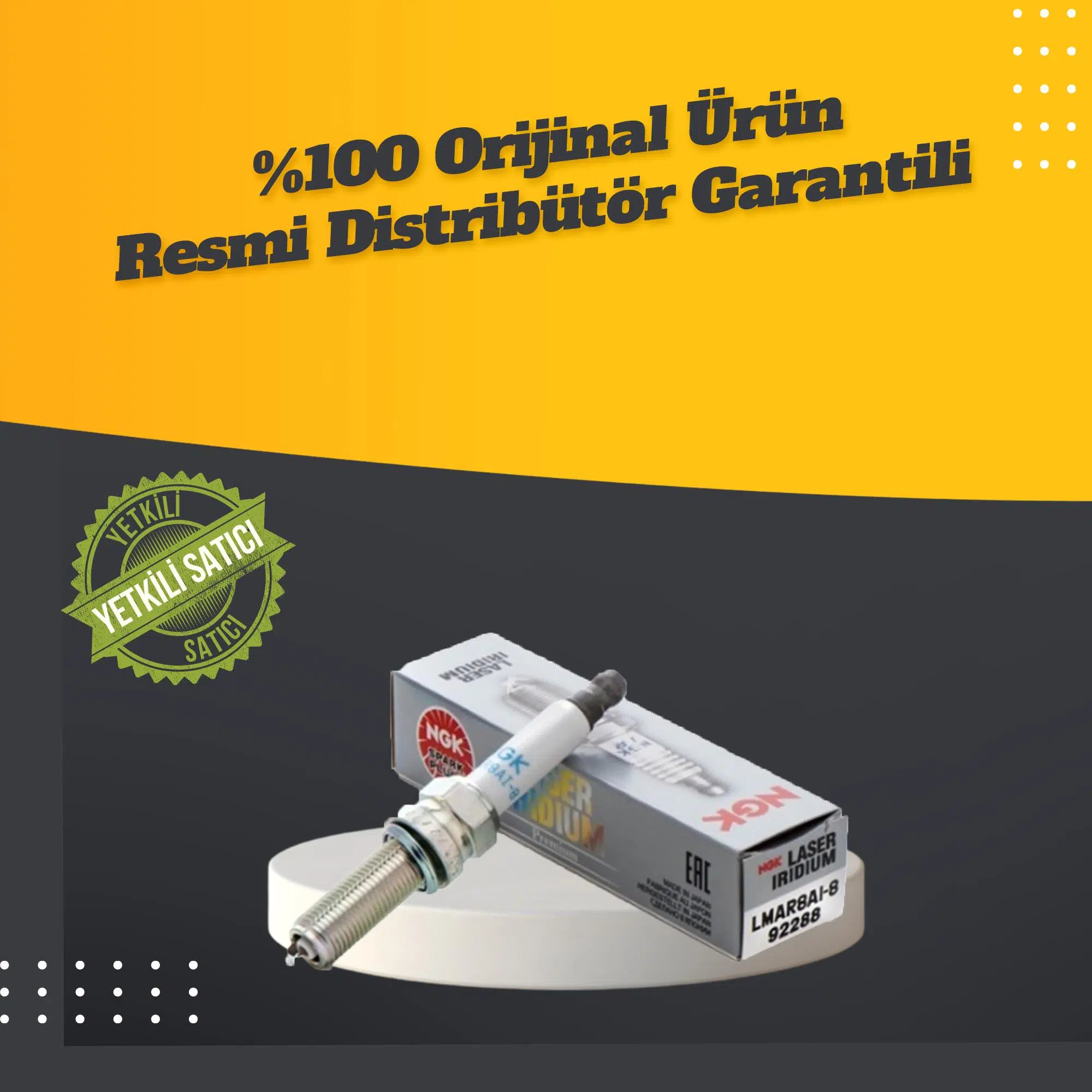 NGK BMW K1600 GTL LAZER İRİDYUM BUJİ (2011-2023) LMAR8AI-8