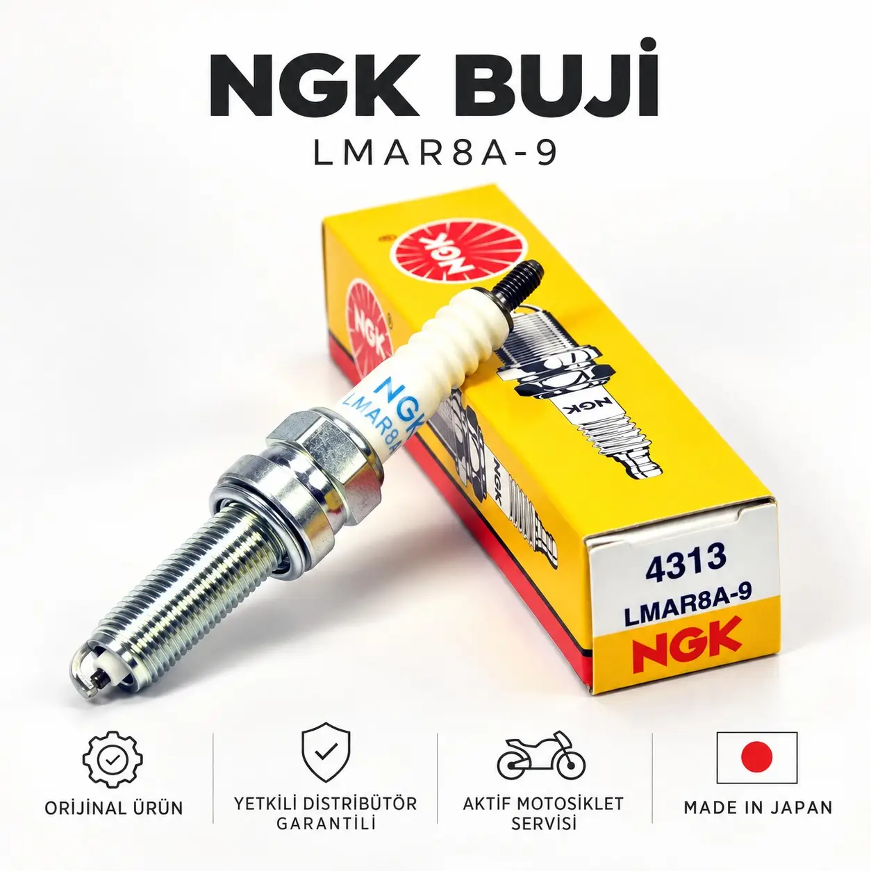 Ngk Yamaha Mt-25 Buji (2018-2025) Lmar8a-9
