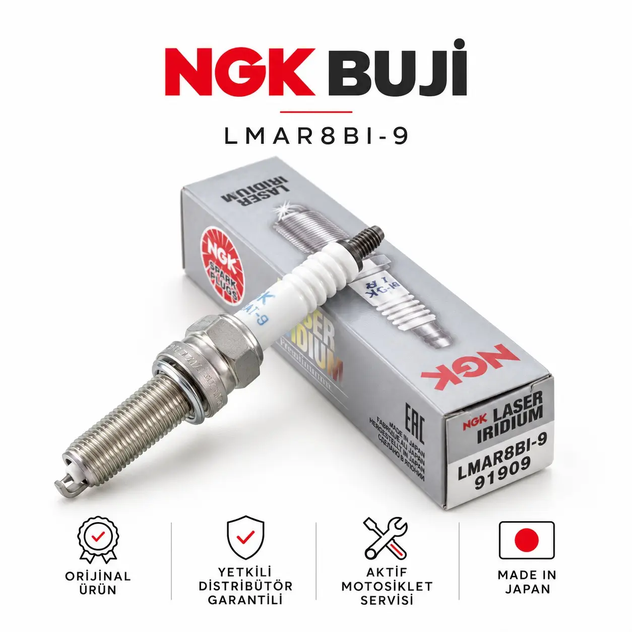 Ngk Yamaha Mt-25 İridium Buji (2018-2025) LMAR8BI-9