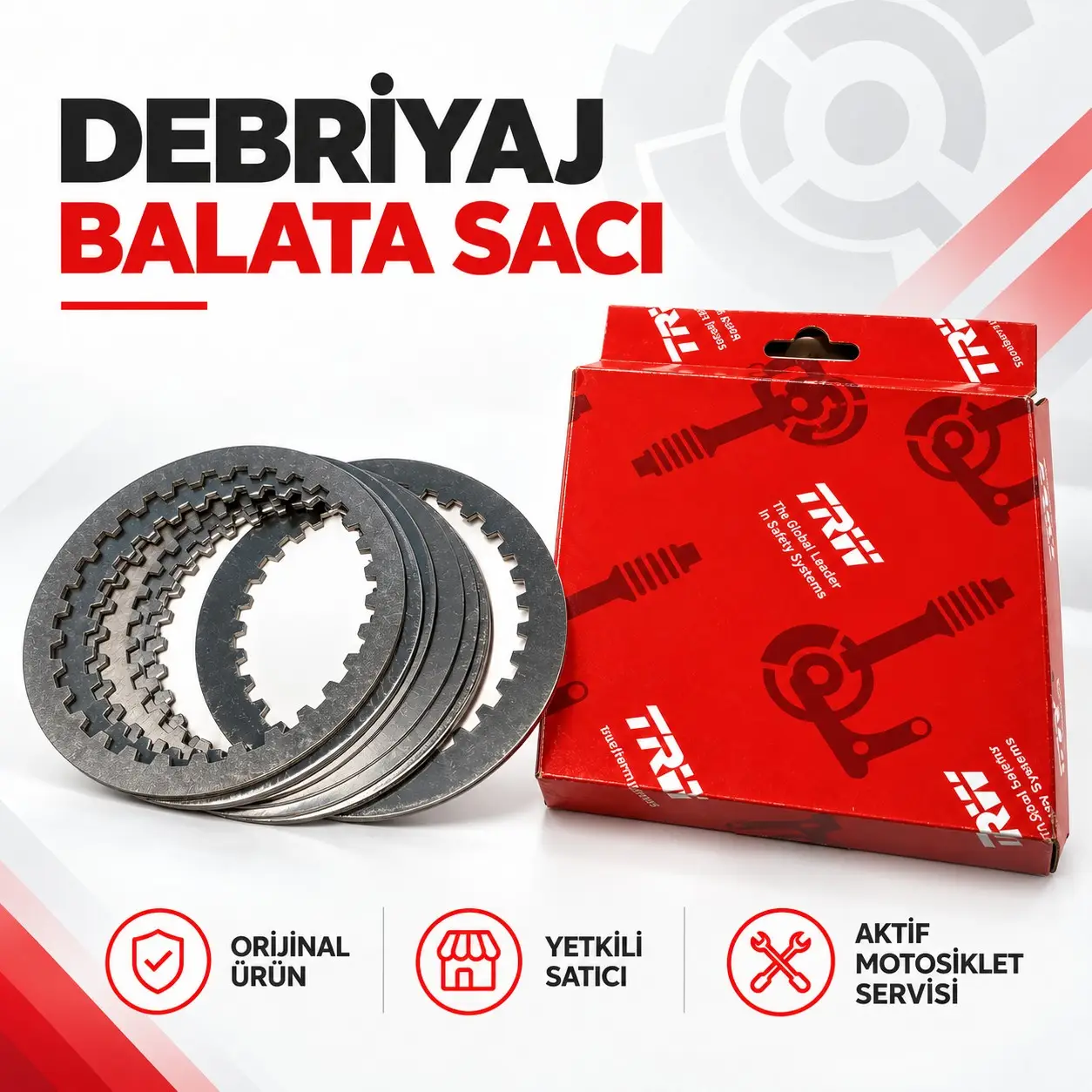 Trw Honda GL 1800 F6B (2001-2017) Debriyaj Balata Sacı
