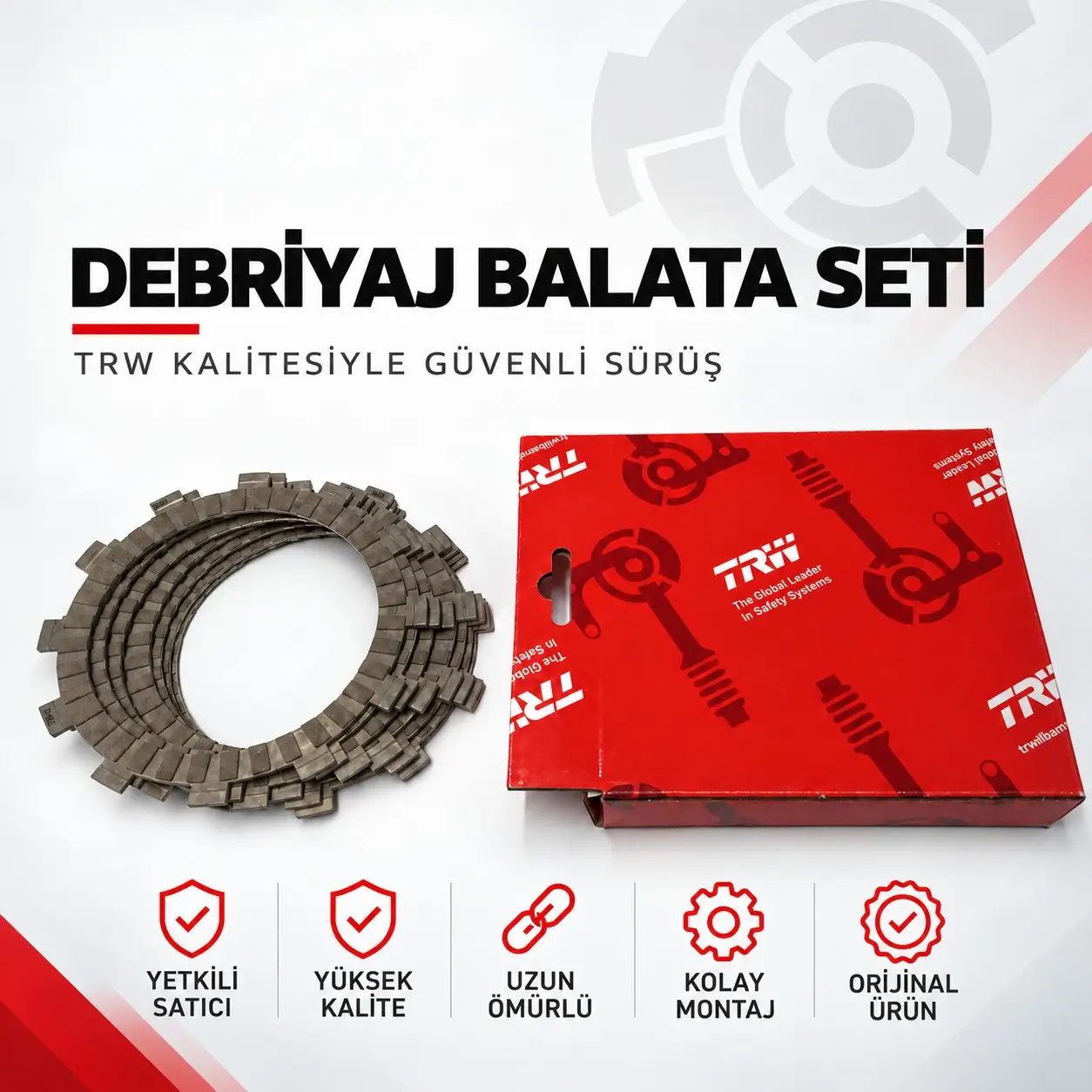 Trw Honda Nc700x (2012-2013) Debriyaj Balatası