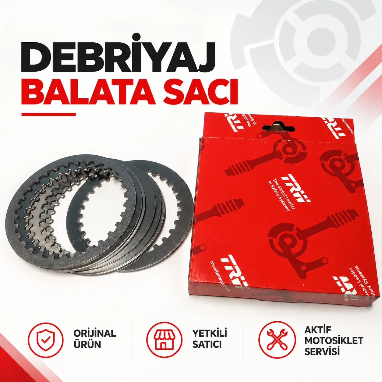 Trw Honda Nc750s (2014-2020) Debriyaj Balata Sacı