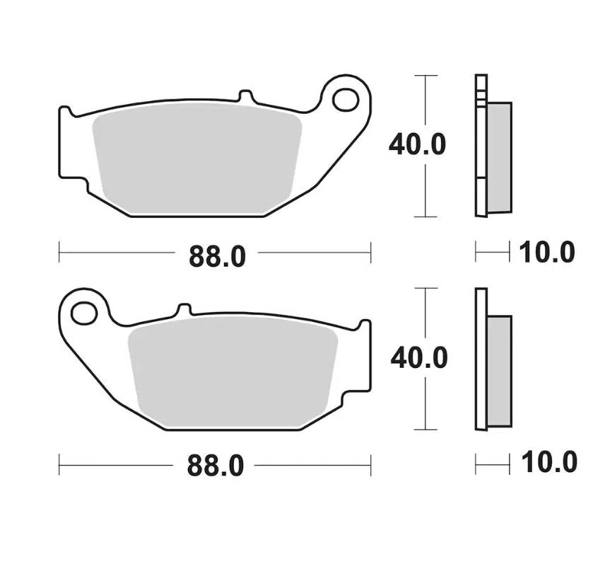 TRW MCB867 HONDA CBR 125 ÖN FREN BALATASI